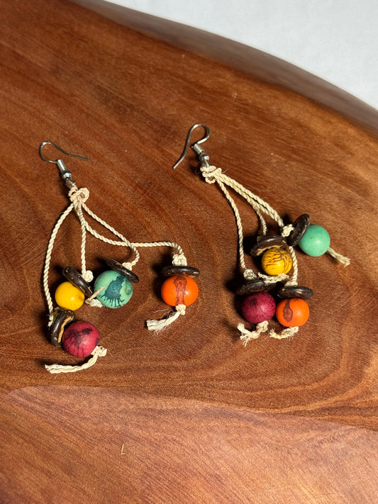 Vibrant Forest Earrings by Marisol