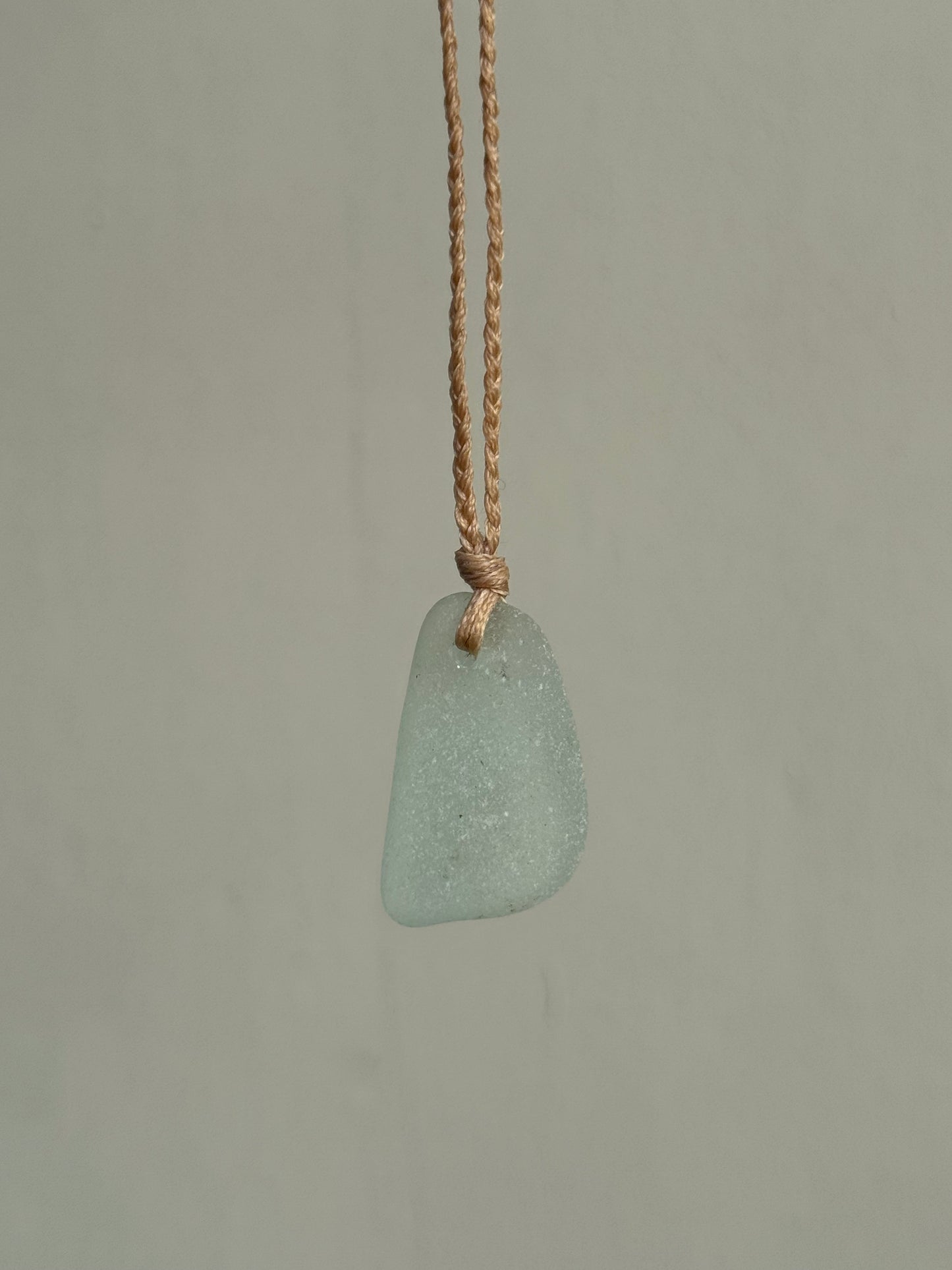 Salty Dawn Sea Glass Necklace - Transparent