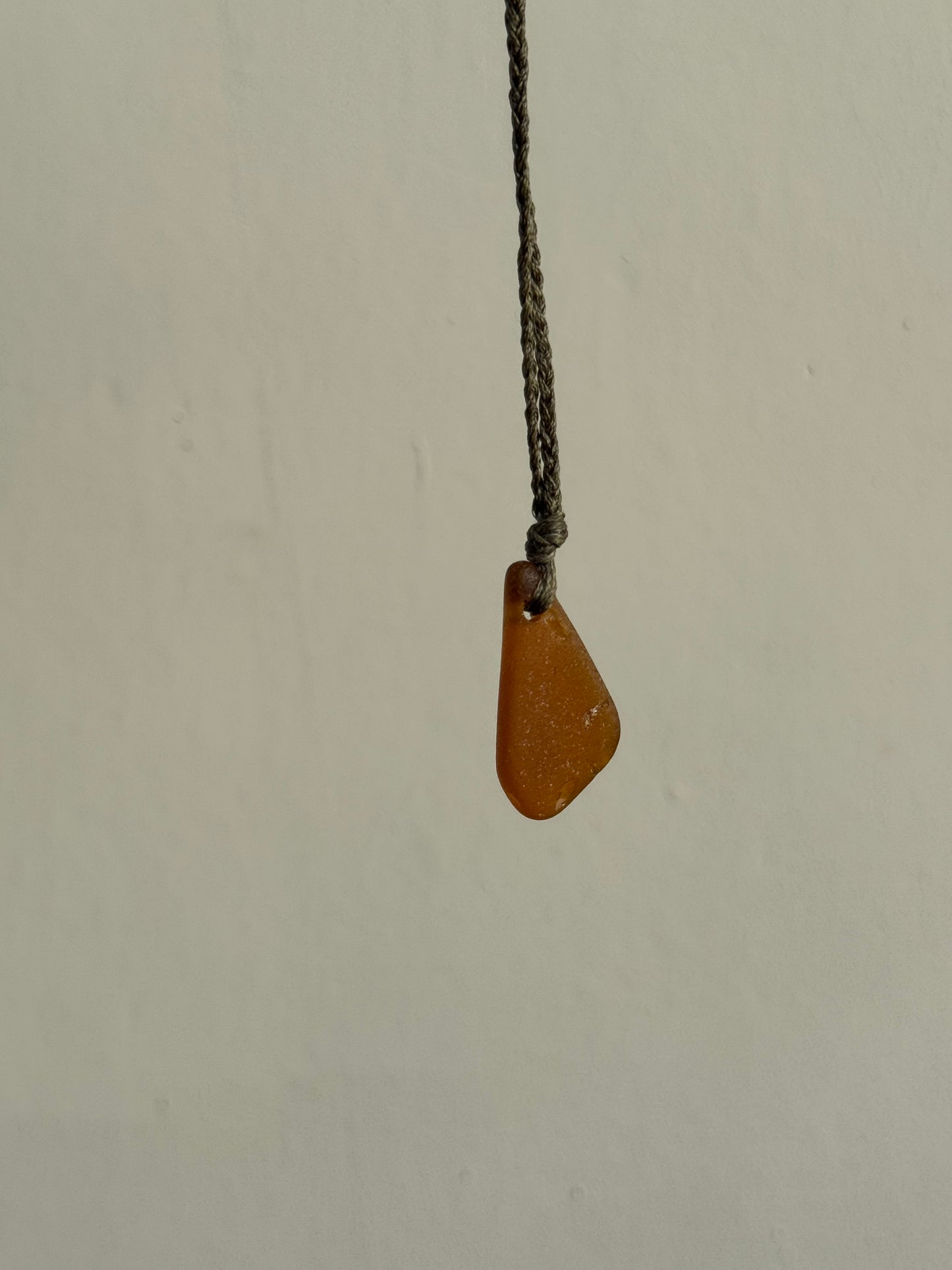 Salty Dawn Sea Glass Necklace - Little Brown