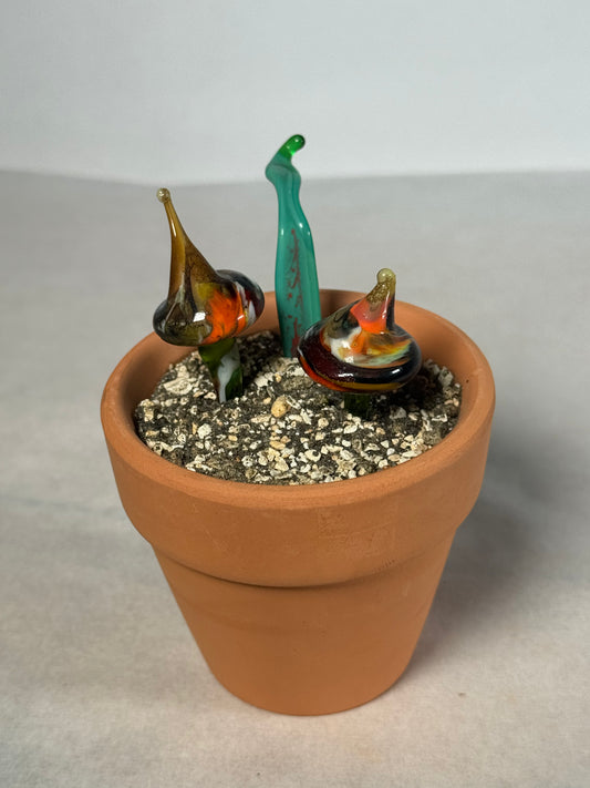 Murano Mushrooms Duo